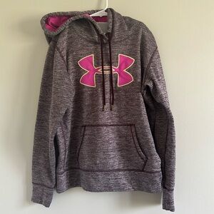 Women’s Under Armour Hoodie in Heathered Burgundy
